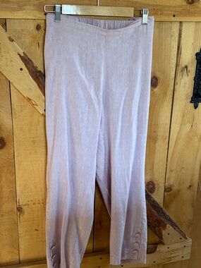J. Jill Wide-Leg Knit Pants in Soft Pink, XL